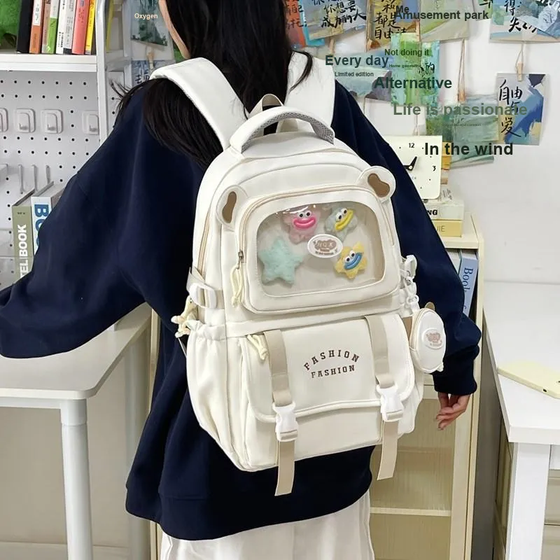 AIBAG Twill Backpack Unisex Multicolor-5