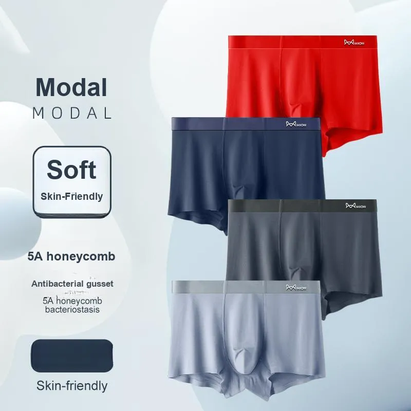 MIIOW Underpants Men's 5 Pack Red-1