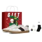 Korean White/Chocolates Dark Brown (Flower Shopping Bag+Socks)