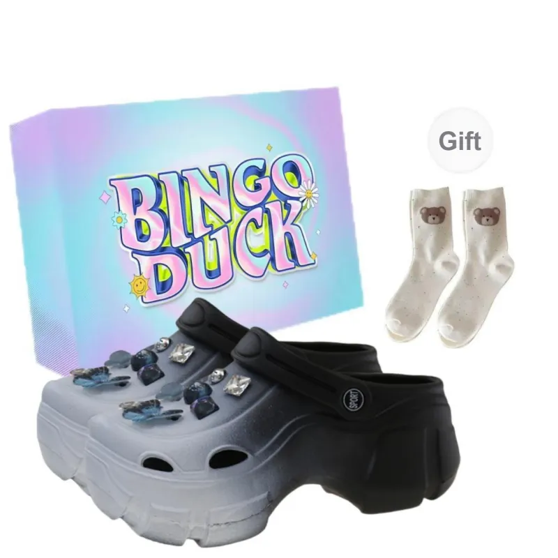 BINGO DUCK Clogs Women's-8