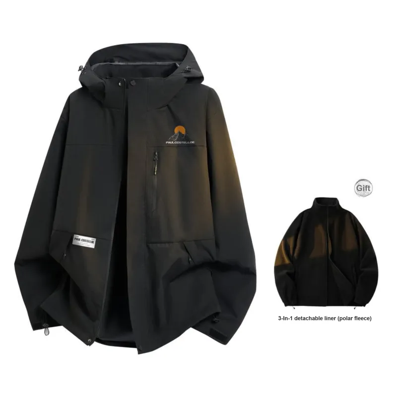 PAUL COSTELLOE Windproof Warm And Breathable Windbreaker Jacket Unisex-15