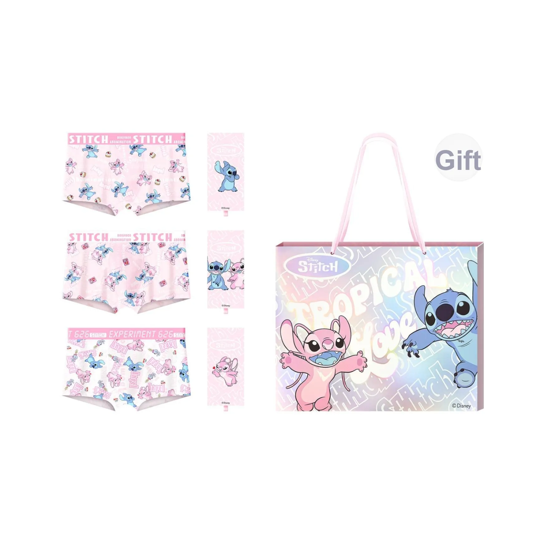 Disney Stitch Boxеры Men's Box 3 Pack