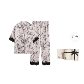 Inside The Orange Pajama Set Women's Gift Box Set Image Color