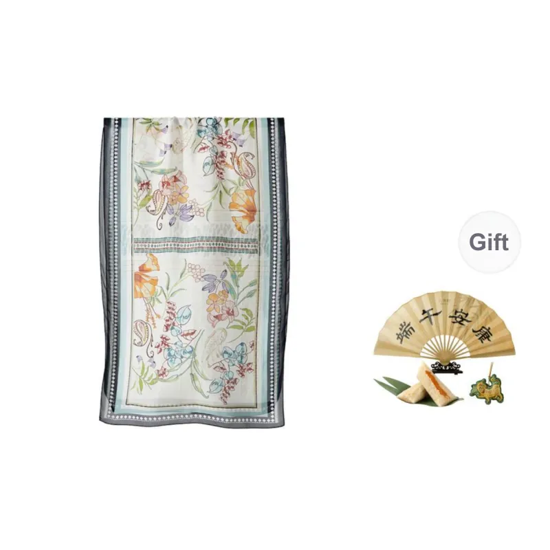 WENSLI Silk Scarves Unisex-9