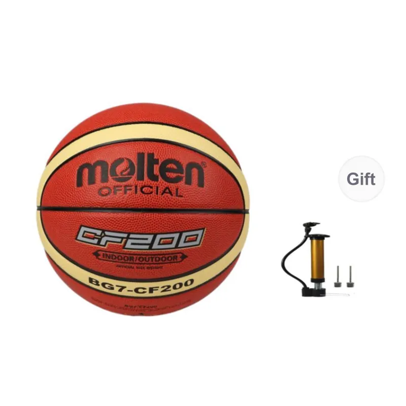 Molten PU Basketball Red Yellow 5th/6th/7th Training Unisex-4