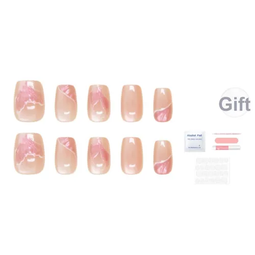 SEVERLAND False Nail Короткий Розовый Aurora Mermaid Кошка'S Eye Jump Цвет