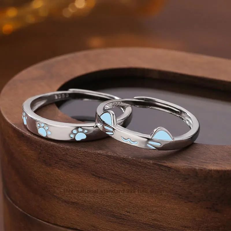 JUICY GRAPE S999 Fine Silver Rings Unisex-1