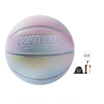 WADE PU Basketball Camellia Man Crying Tears Size 6 Ball Reflective Training Competition Women's