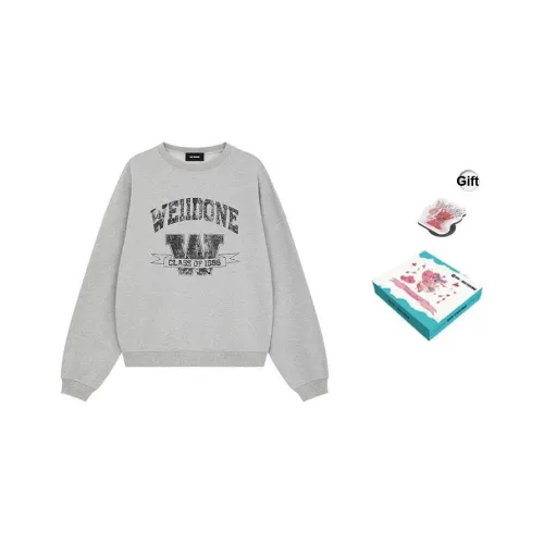WE11DONE Свитшот Унисекс Смешанный Серый