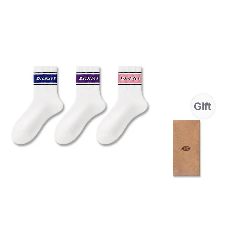 Dickies Fashionable Comfortable Moisture-Wicking Breathable Fall And Winter Crew Socks Unisex-6