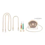 [Wear Leather Chain]Crossbody 90cm+Decorative Chain (Includes Modified Tool)