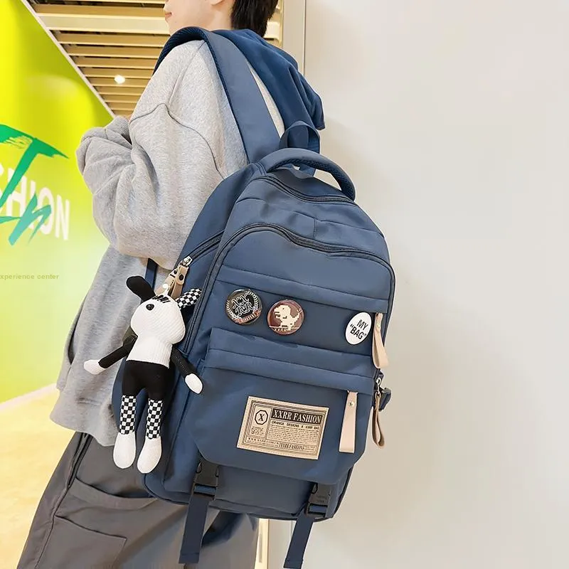 Alcohol Dragon Oxford Backpack Regular Unisex Multicolor-23