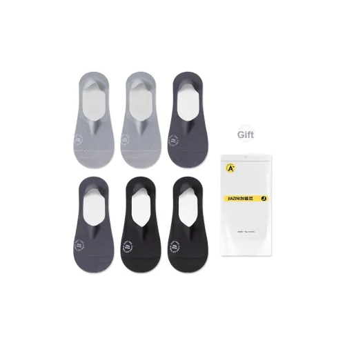 JIAZINI No Show Носки Мужские Сумка для покупок 6 пар