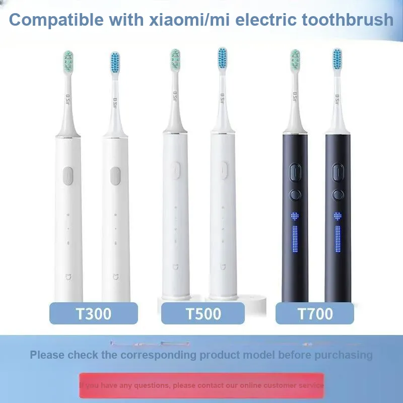 O.Sir Compatibility  Xiaomi T300/T500/T700 Electric Toothbrush Head Cleaning Universal Replacement Soft Tip-4