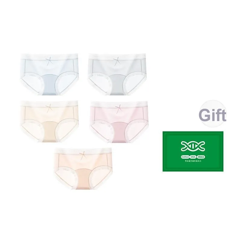 Cotton Gene Нижнее белье Женское Сумка для покупок 5 пар