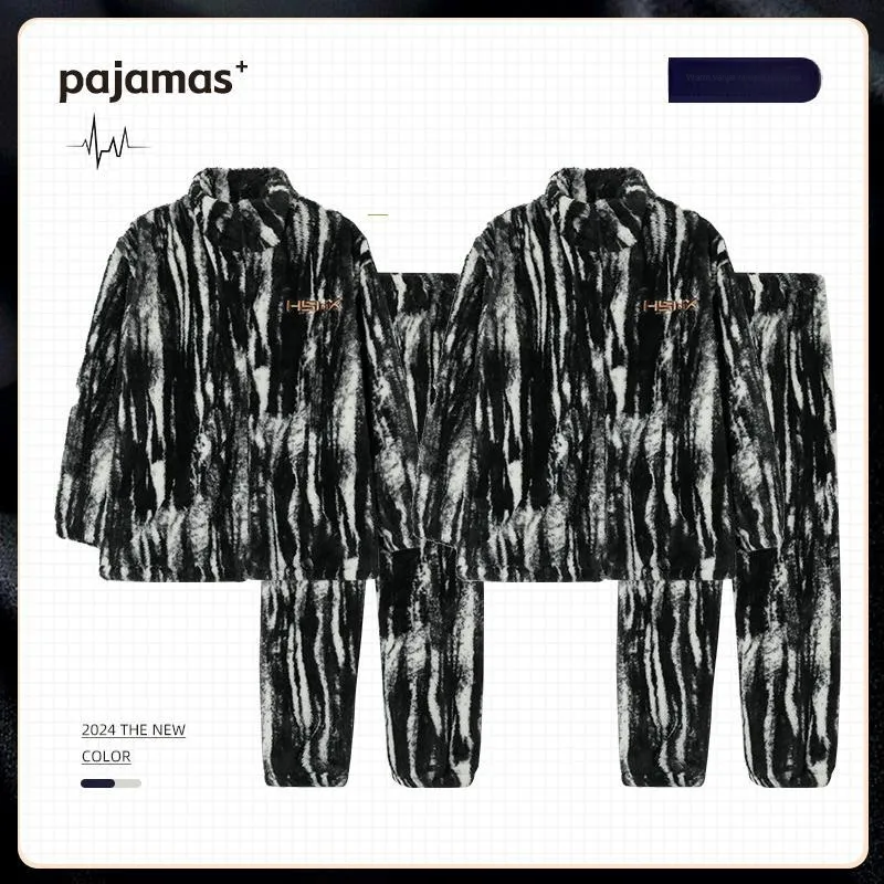 O'MESIK Pajama Set Unisex Black-1