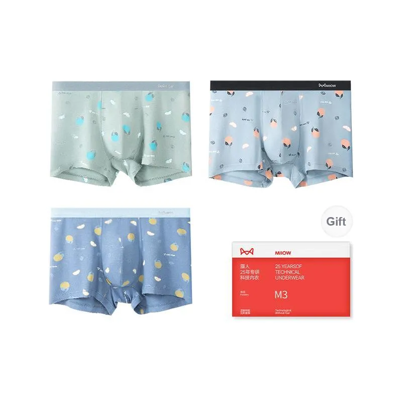 MIIOW Underpants Men's Shopping Bag 3 Pack-8