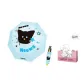 Yellow Apple Black Cat Shopping Bag