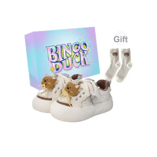 BINGO DUCK Скейтборд Кроссовки Женские Синие Коричневые