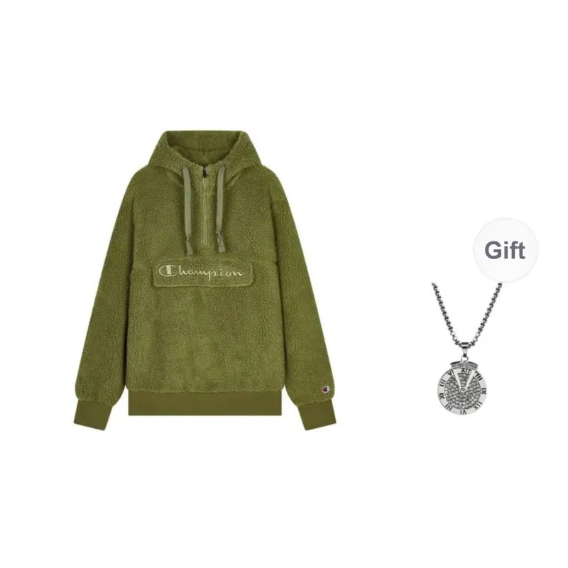 Champion Rochester Sweatshirt Unisex Olive Green-0