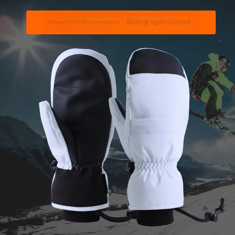 TANLU Skiing Arm Warmer Outdoor Mittens Unisex-4