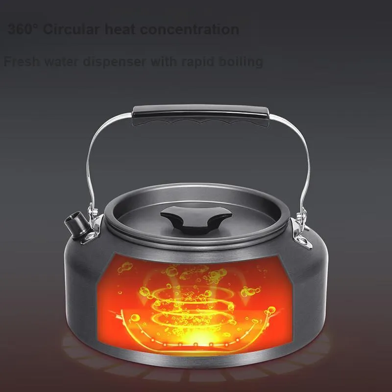 Jeep Outdoor Water Equipment 1.6L Camping Aluminum Alloy 17.5*8.5cm-1