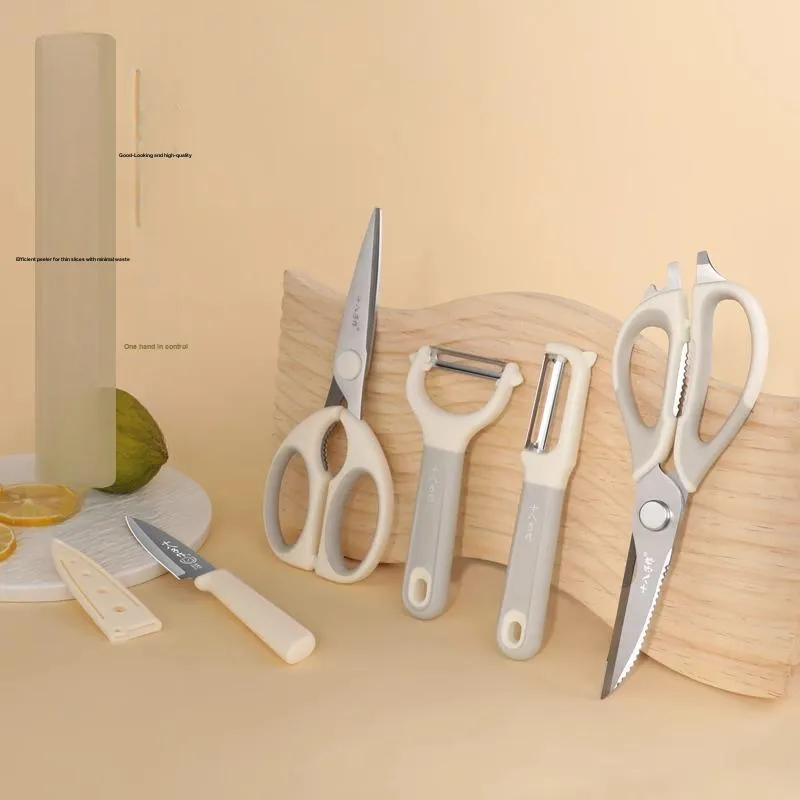 Eighteen Sons Household Scissors Cream White-4