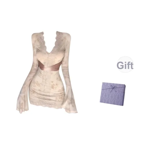 DITB Длинное платье с длинными рукавами женское