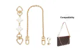 [Adjustable to Underarm]Four-Leaf Clover Extender Chain+Decorative Chain (Includes Gap Clasp)