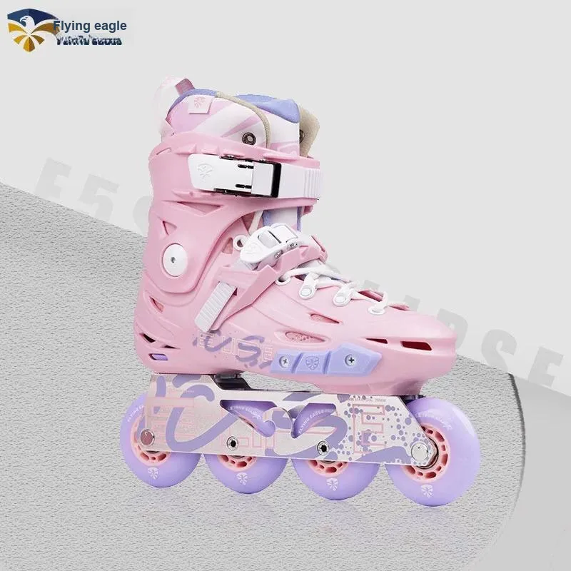 FLYING EAGLE Inline Skates Stylized Commuting FSK Unisex Pink Purple-1