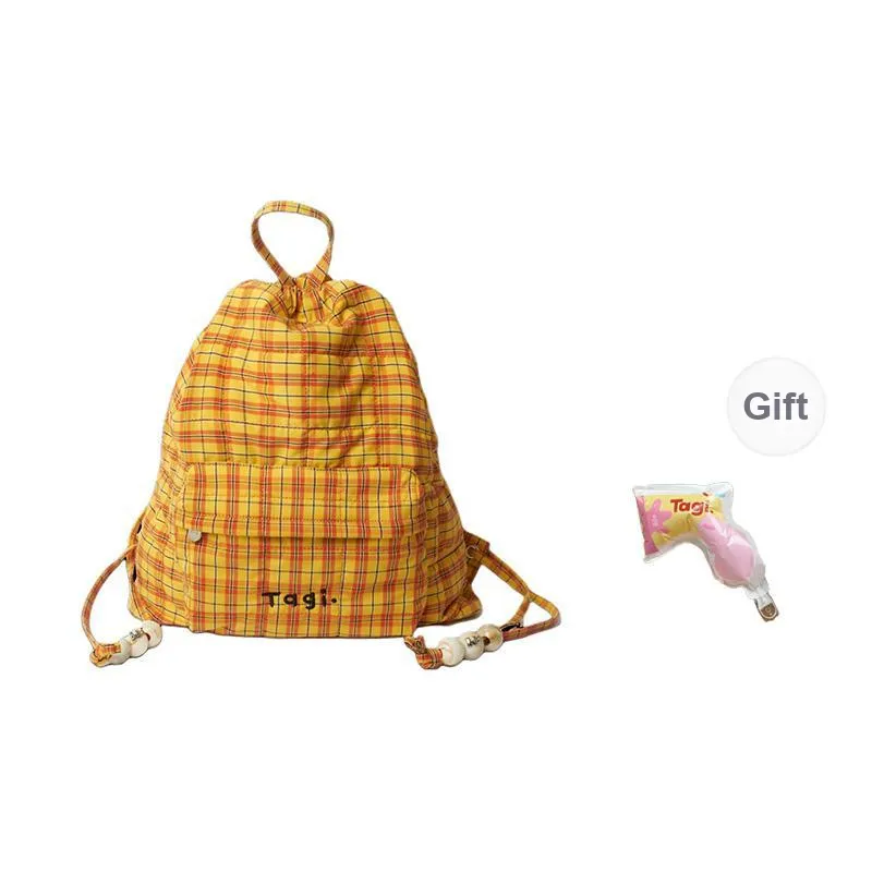 Tagi. Polyester Backpack Large Size Unisex Citrus Cookie-0