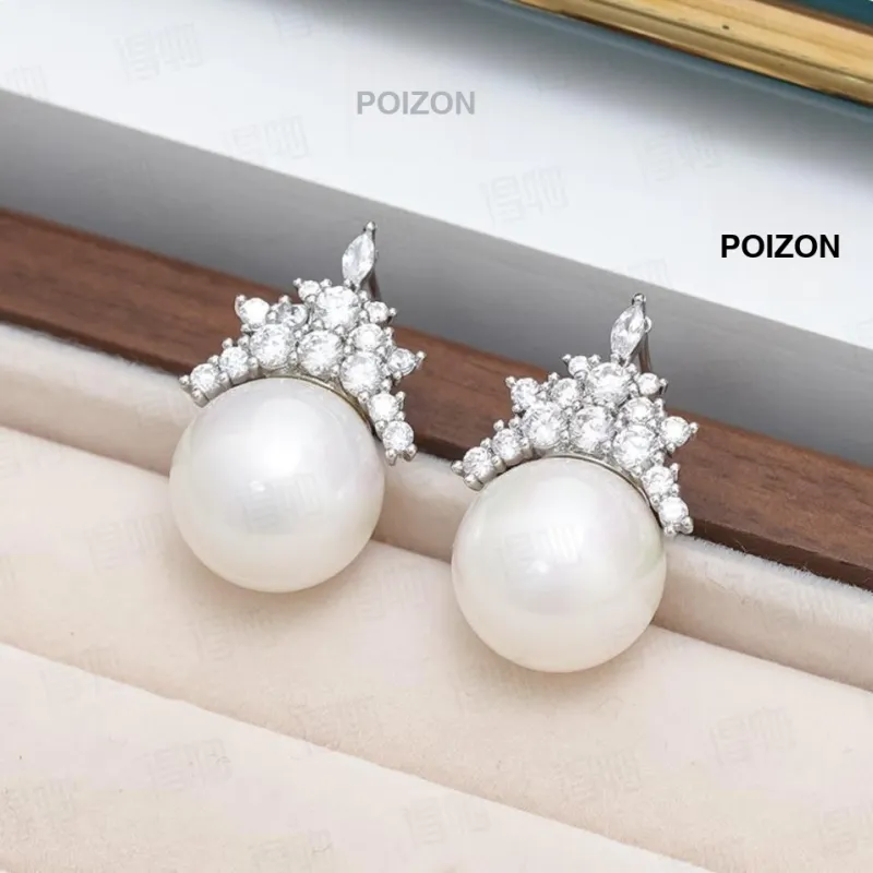 Right Hand Waiting S925 Silver Stud Earrings Women's-2