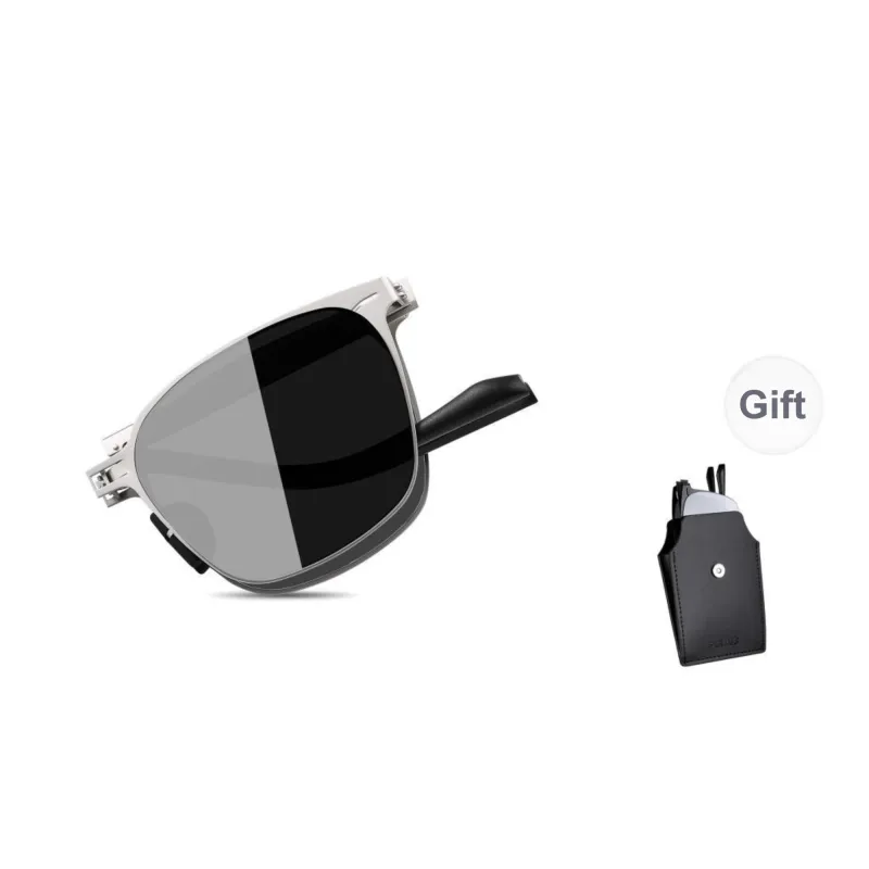 PULAIS Steel Round Sunglasses Unisex-3