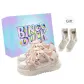 Beige Pink+Gift Socks+Exclusive Shoe Box