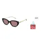 MS3107A13 Non-Polarized-Black Frame with Transparent Rose Lens
