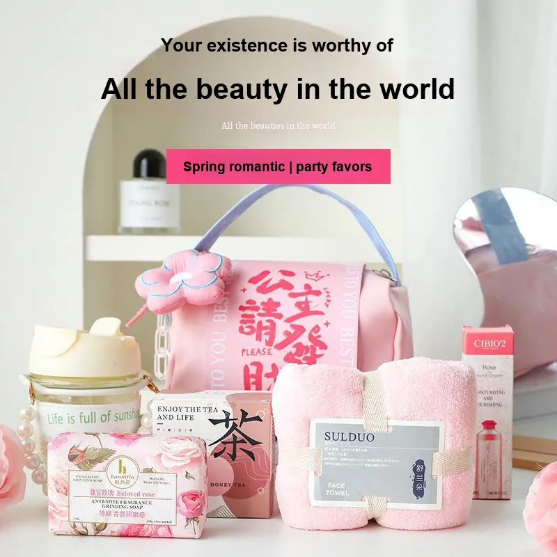 Gentle Welcome Princess Prosperity Portable On The Go Storage Bag Make up Tools 1 Pc-2