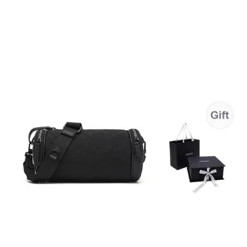 PEDRO Icon Series Artificial Leather Cylinder Bag Shoulder Bag Men's
