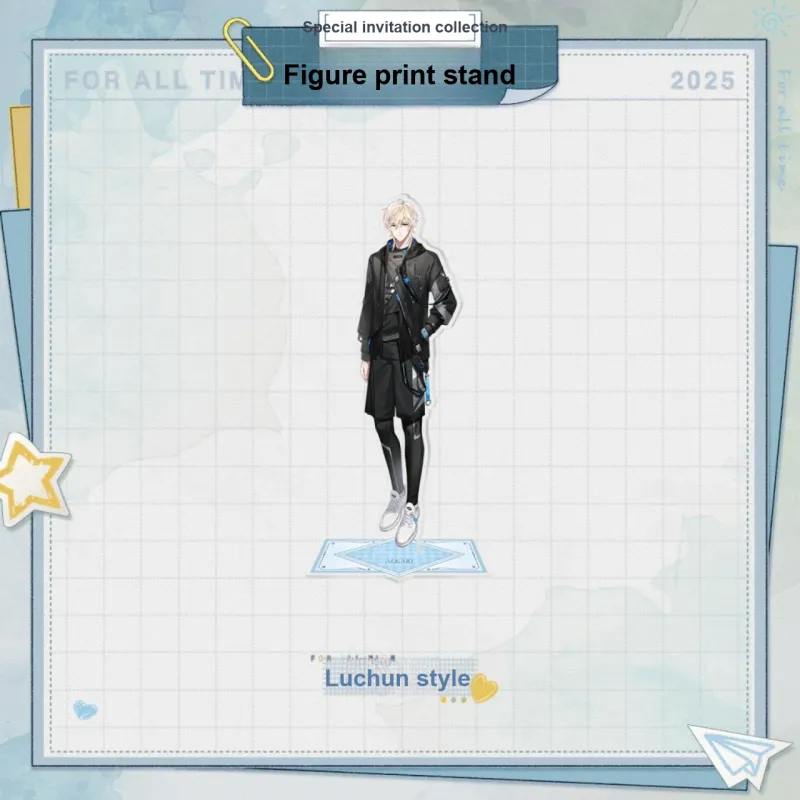 SHIKONGZHONGDEHUILVREN Special Invitation Collection Aine, Luchen, Luoxia, Sislai, Yexuan Acrylic Stands-3