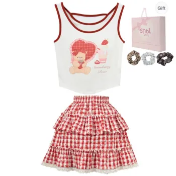 SNBL Two Piece Skirt Sets Women's
