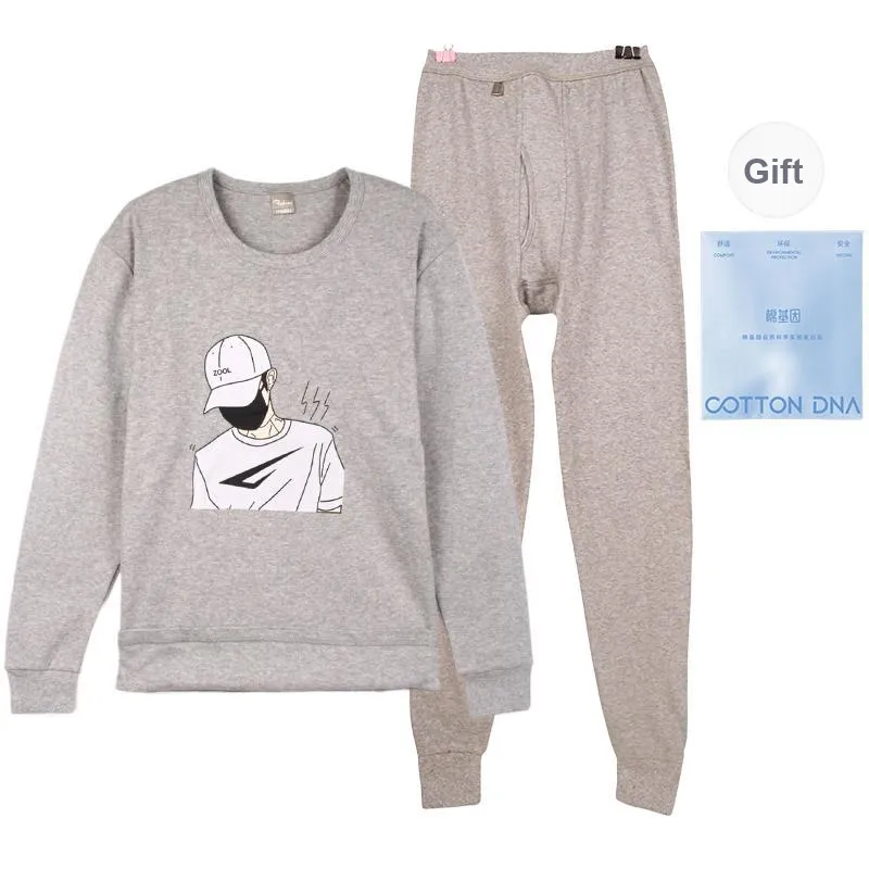 Cotton Gene Thermal Set Men's Gift Box Set-5