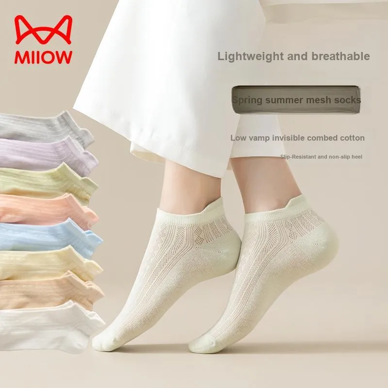 MIIOW Ankle Socks Women's 5 Pack-1