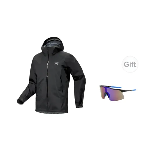 Arcteryx Beta Series Windbreaker Jackets Men Black