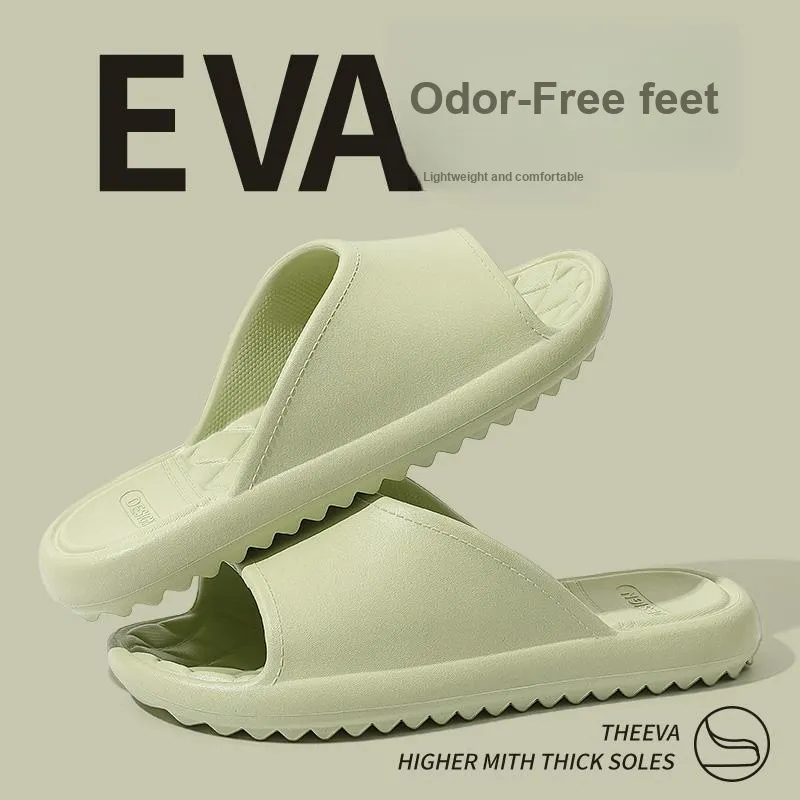 Foot Recreation Diamond Pattern Slip Resistant Comfortable Quiet EVA Minimalist Style All Season Home Slippers-23