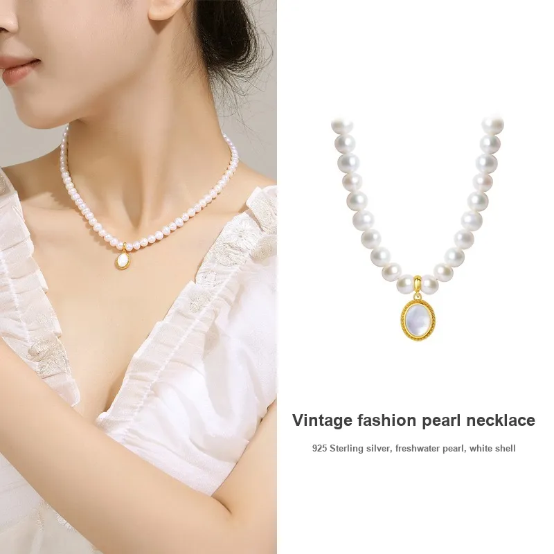 I DO Pearl Necklaces Women's-2