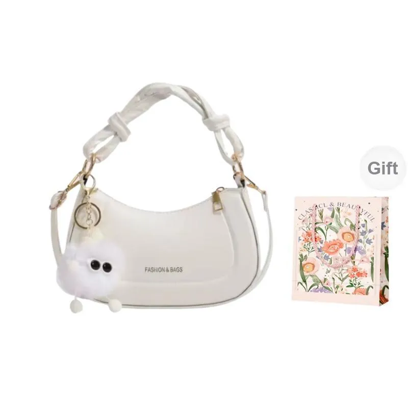 Gerlanx PU Crossbody Handbag Regular Women's Coffee/White/Black-4