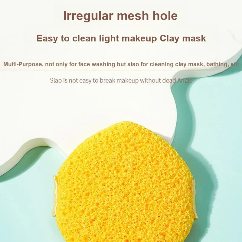 JIANYINGSHU Mesh Waterdrop Facial Sponge Cleanser Deep Cleaning Face Scrub Clay Mask Cleansing Tool-22