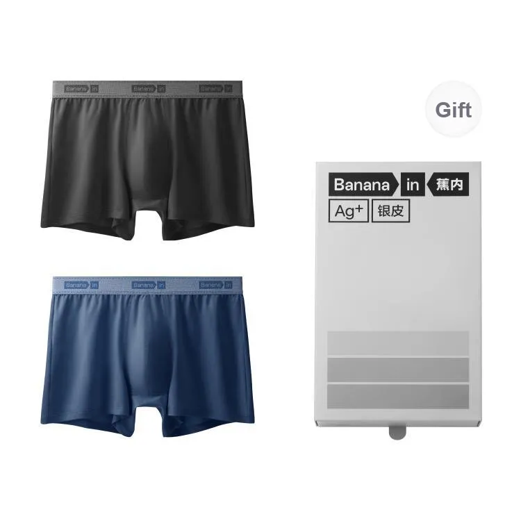 Bananain Underpants Men's Gift Box Of 2 Strips-1