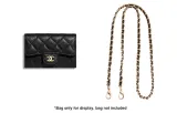 Gold-Tone Copper Chain[Caviar Cow Leather]