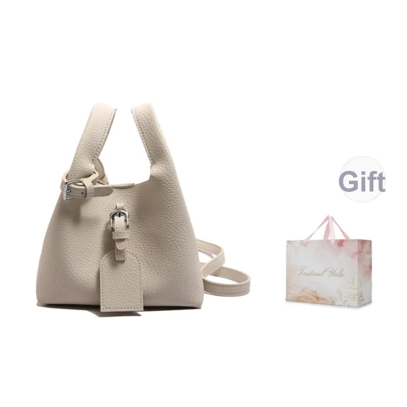 TOUTSEUL YOLO PU Handbag Women's Ecru/Gray/Black/Khaki-1