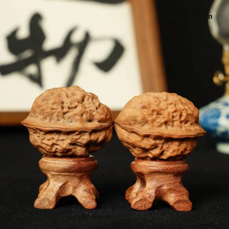 Xihe Core Creation Walnut Fine Handicraft Collectible Unisex-2